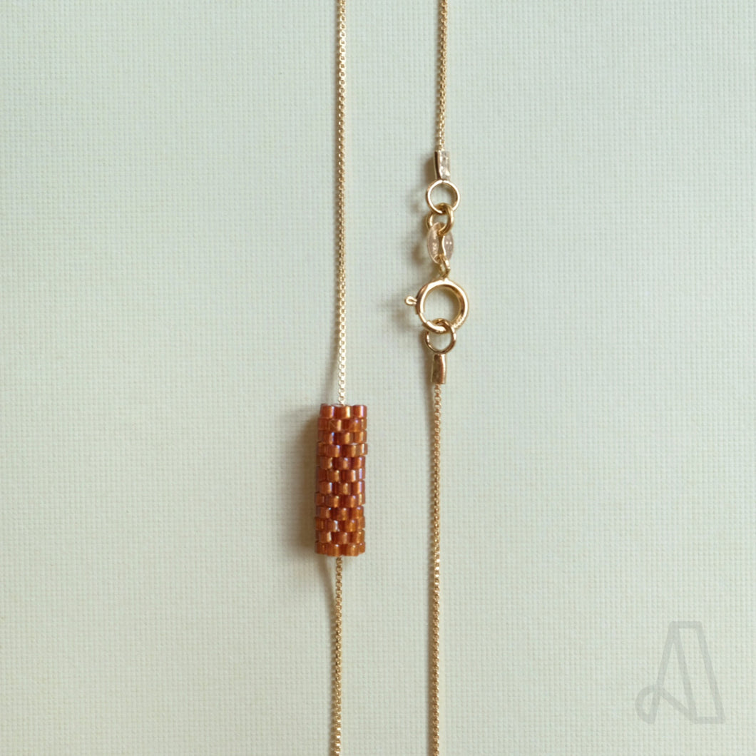 The Barrel Series Necklace - Gold